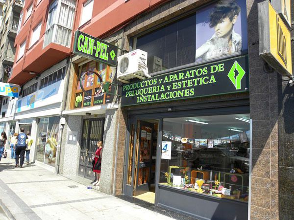 suministros de peluquería Can Pel en Santander